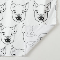 Schweinezucht Schwarz-weißer Zuchtbetrieb
