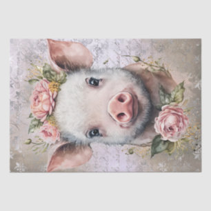 Schweinezucht Schweinebrenne Seidenpapier