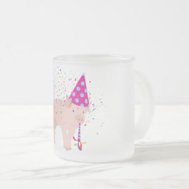 Schweinezucht - Tiere mit Party Mattglastasse