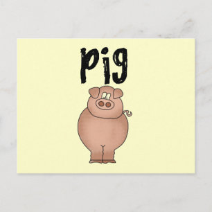 Schweinezucht - Tiergeschenke und -geschenke Postkarte