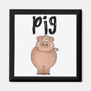 Schweinezuchtbetrieb-Tiert-shirts und Geschenke Magnet