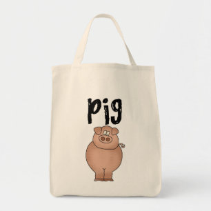 Schweinezuchtbetrieb-Tiert-shirts und Geschenke Tragetasche