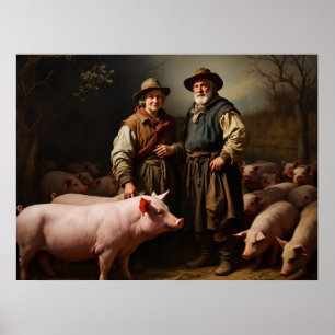 Schweinezüchter Poster