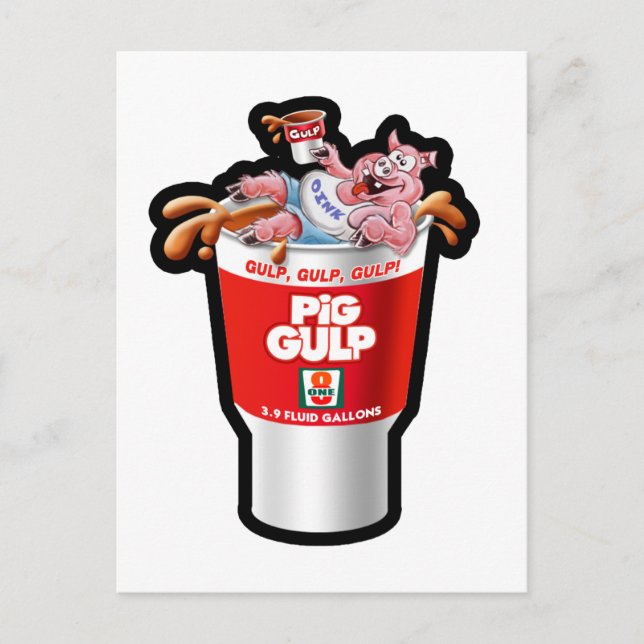 SCHWEINGULP POSTKARTE (Vorderseite)