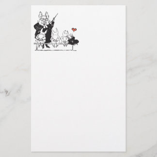 Schweinlehrer mit Studenten Briefpapier