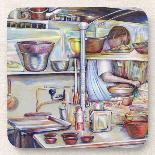 Schweinschwanzsuppe, Singapur Untersetzer (Vorderseite)