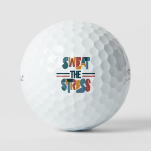 Schweiß die Stress Golfball