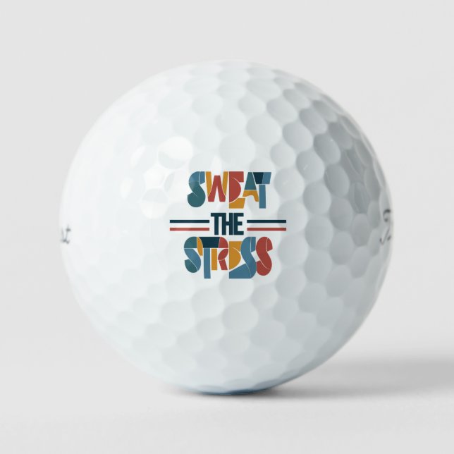 Schweiß die Stress Golfball (Vorderseite)
