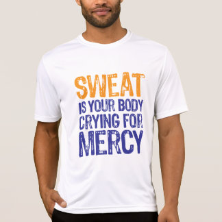 Schweiss-Gnaden-orange Blau T-Shirt