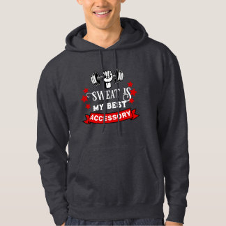 Schweiß ist mein bestes Zubehör. Gym Addict Hoodie
