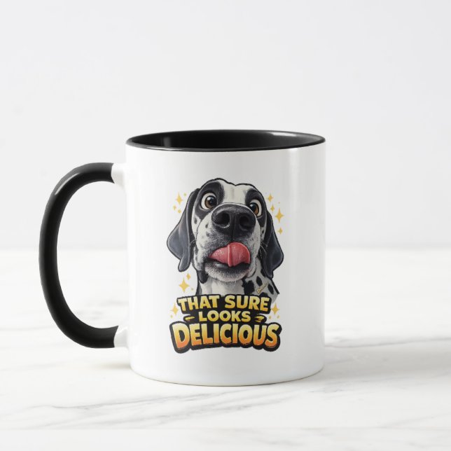 Schweiß & Knusprig Tasse (Links)
