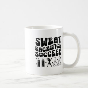 Schweiß Opfer Erfolg Boxer Sport Kraft Athlet Kaffeetasse