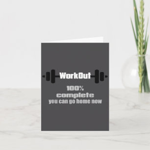 Schweißaktiviertes Motivations-Workout Komplettes  Karte