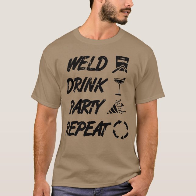 Schweißangebot Freund T-Shirt (Vorderseite)