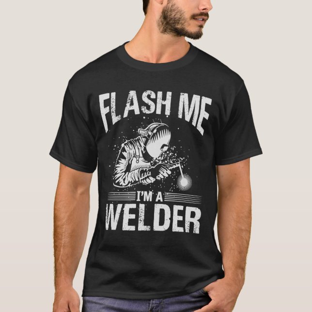Schweißarbeitdesign für Schweißarbeiten am Feuer 2 T-Shirt (Vorderseite)
