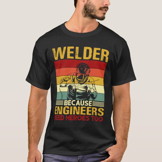 Schweißarbeitsplatz-Designs für Schweißnähte bei B T-Shirt (Vorderseite)