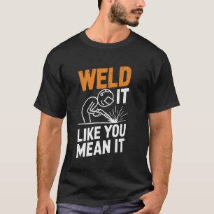 Schweiße es, als ob du es ernst meinst Lustiges Sc T-Shirt