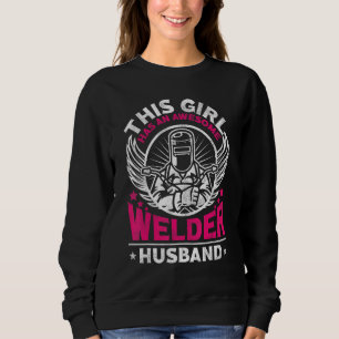 Schweißen Ehefrau Mann dieses Mädchen hat eine Awe Sweatshirt