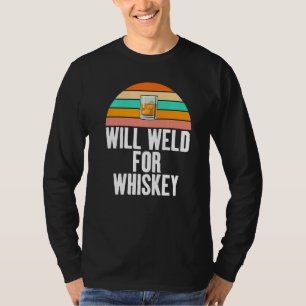 Schweißen für Whisky-Gag im Vintage-Stil für Schwe T-Shirt