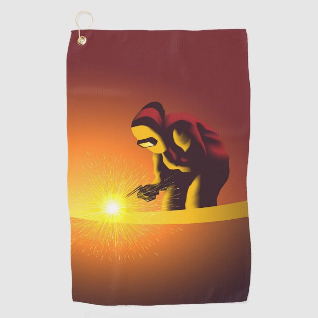 Schweißen Golfhandtuch (Vorderseite)