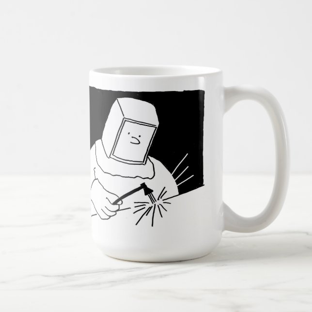 Schweißen und Fabrikation. Blacksmith Kaffeetasse (Rechts)