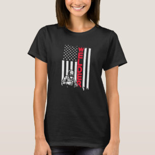 Schweißen Vintage USA Amerikanische Flagge Schweiß T-Shirt