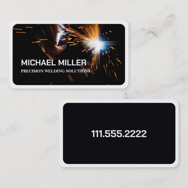 Schweißen Visitenkarte (Vorne/Hinten)