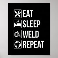 Schweißen von Eat Sleep Weld Wiederholung Funny Mi