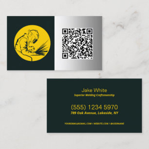 ⚙️ Schweißen von kundenspezifischer QR Visitenkarte