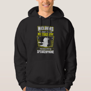 Schweißen von Speakerphone Welder Hoodie