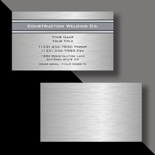 Schweißen von Visitenkarten Visitenkarte