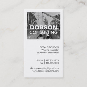 Schweißens-Inspektor-Visitenkarte Visitenkarte