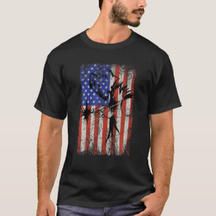 Schweißer Amerikanische Flagge USA Patriotischer S T-Shirt