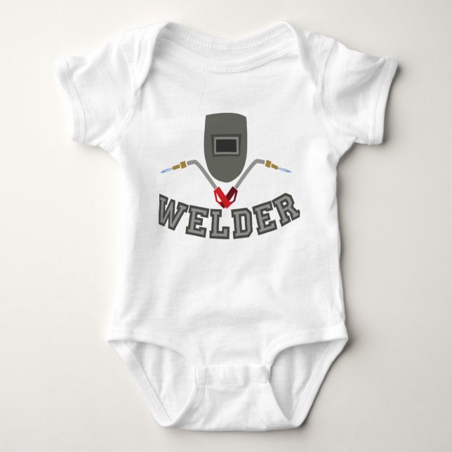 Schweißer Baby Strampler (Vorderseite)
