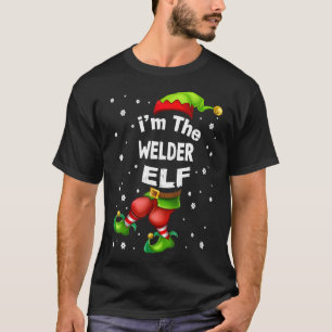 Schweißer-Elf passende familien gruppe Weihnachten T-Shirt