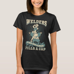 Schweisser füllen eine Lücke T-Shirt