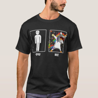 Schweißer für Männer Funny Dabbing Welding Unicorn T-Shirt