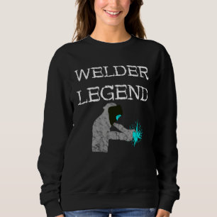 Schweißer-Legende Mig-Schweißhelm Schweißmetall St Sweatshirt