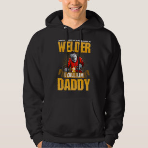 Schweißer Papa Retro Vintage Schweißen Daddy Hoodie
