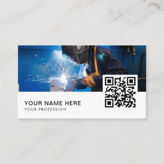 Schweißer QR-Code Visitenkarte