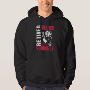 Schweißer Ruhestand Metallarbeiter Pensionierter S Hoodie