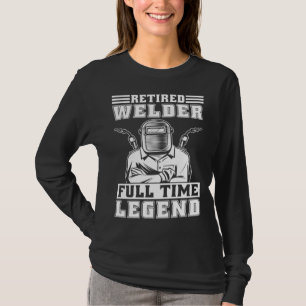 Schweißer Ruhestand Metallarbeiter Rentner Schweiß T-Shirt