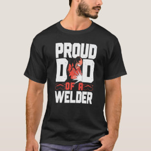 Schweißer Schweißen Vater Vintage Stolz Vater Von  T-Shirt