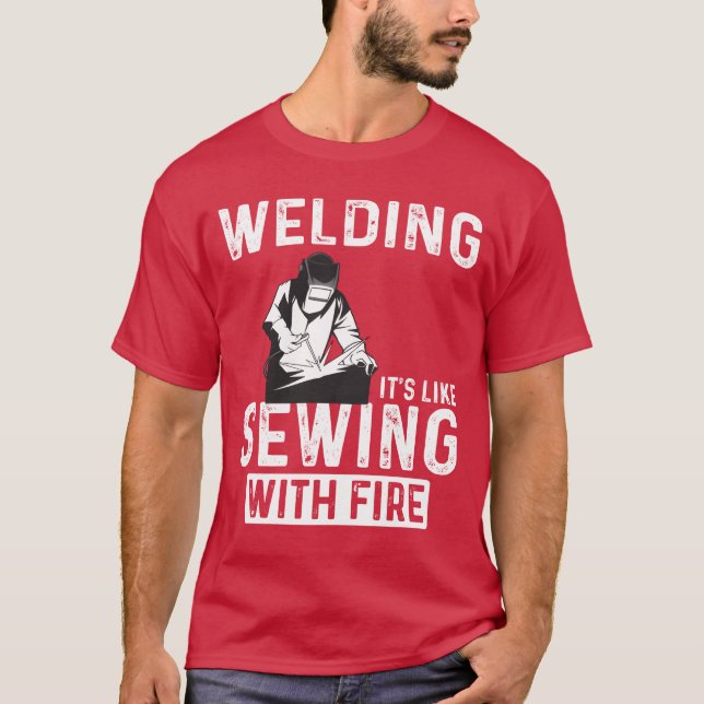 Schweißer Schweißer Junge T-Shirt (Vorderseite)