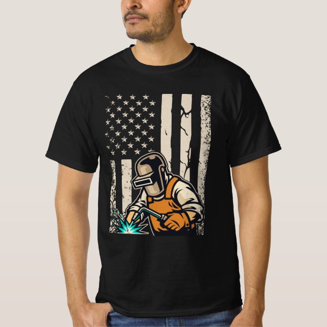 Schweißer-T - Shirt (Vorderseite)