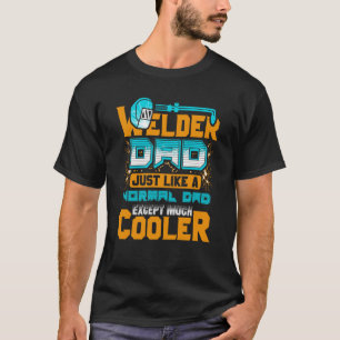Schweißer-Vater, genau wie ein normaler Vater, auß T-Shirt