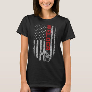 Schweißer Vintage USA Amerikanische Flagge Schweiß T-Shirt