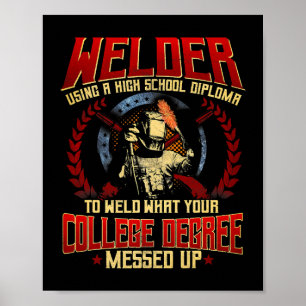 Schweißergeschenke Lustige Sprüche Vintage-Schweiß Poster