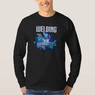 Schweißerwachsene Kunsthandwerk für Schweißer Männ T-Shirt
