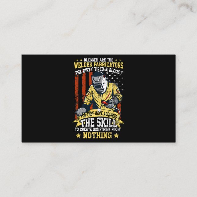 Schweißmaschine MIG für Metallwerkschweißmaschinen Visitenkarte (Vorderseite)